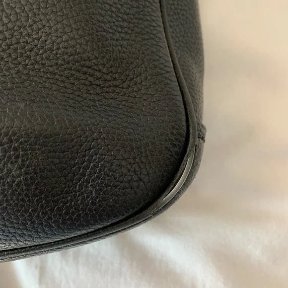 Coach black 'Chaise' pebbled leather crossbody bag/purse - Picture 13 of 14